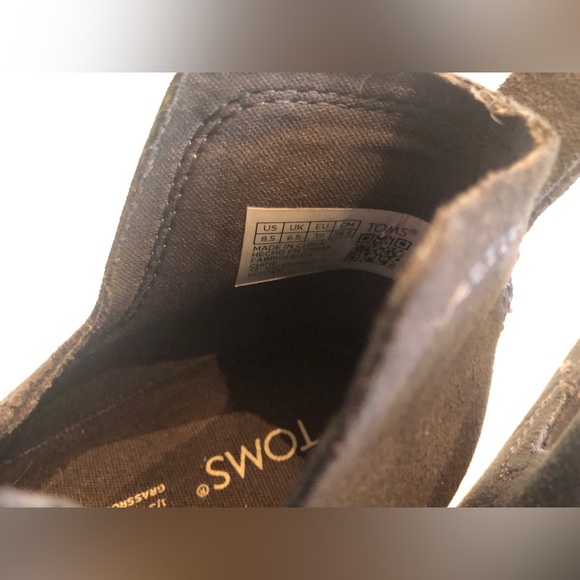 Ladies size 8.5 Toms wedge boots - Picture 5 of 8